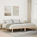 vidaXL tömör fenyőfa extra hosszú ágykeret matrac nélkül 200 x 220 cm