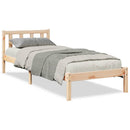 vidaXL tömör fenyőfa extra hosszú ágykeret matrac nélkül 80 x 210 cm