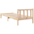vidaXL tömör fenyőfa extra hosszú ágykeret matrac nélkül 80 x 210 cm