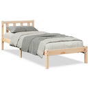 vidaXL tömör fenyőfa extra hosszú ágykeret matrac nélkül 100 x 210 cm