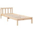vidaXL tömör fenyőfa extra hosszú ágykeret matrac nélkül 100 x 210 cm