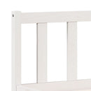 vidaXL fehér tömör fenyő extra hosszú ágykeret matrac nélkül 160x210cm