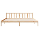 vidaXL tömör fenyőfa extra hosszú ágykeret matrac nélkül 180 x 210 cm
