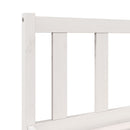 vidaXL fehér tömör fenyő extra hosszú ágykeret matrac nélkül 80x220 cm