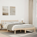 vidaXL tömör fenyőfa extra hosszú ágykeret matrac nélkül 140 x 220 cm
