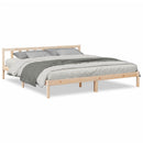 vidaXL tömör fenyőfa extra hosszú ágykeret matrac nélkül 180 x 220 cm