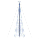 vidaXL kék LED karácsonyfa tüskékkel 1534 LED 500 cm