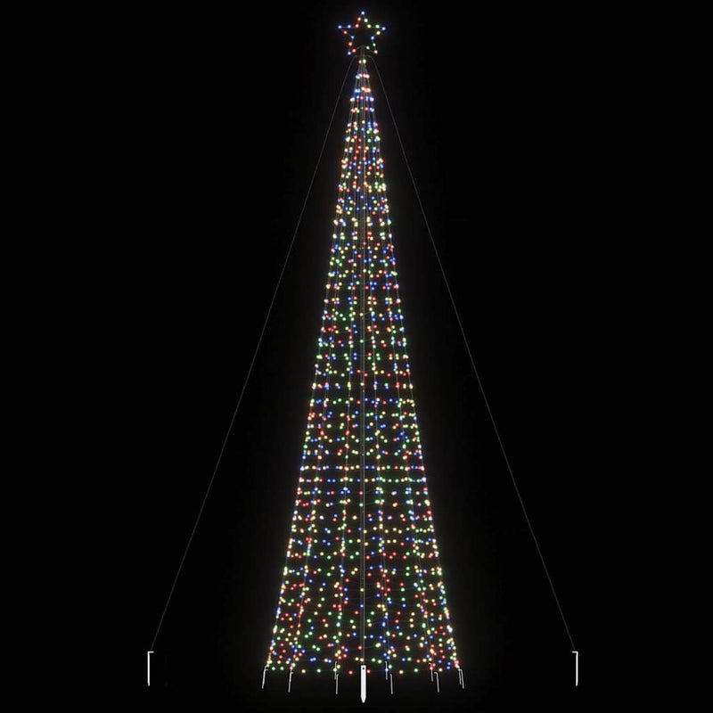 vidaXL színes LED karácsonyfa tüskékkel 1534 LED 500 cm