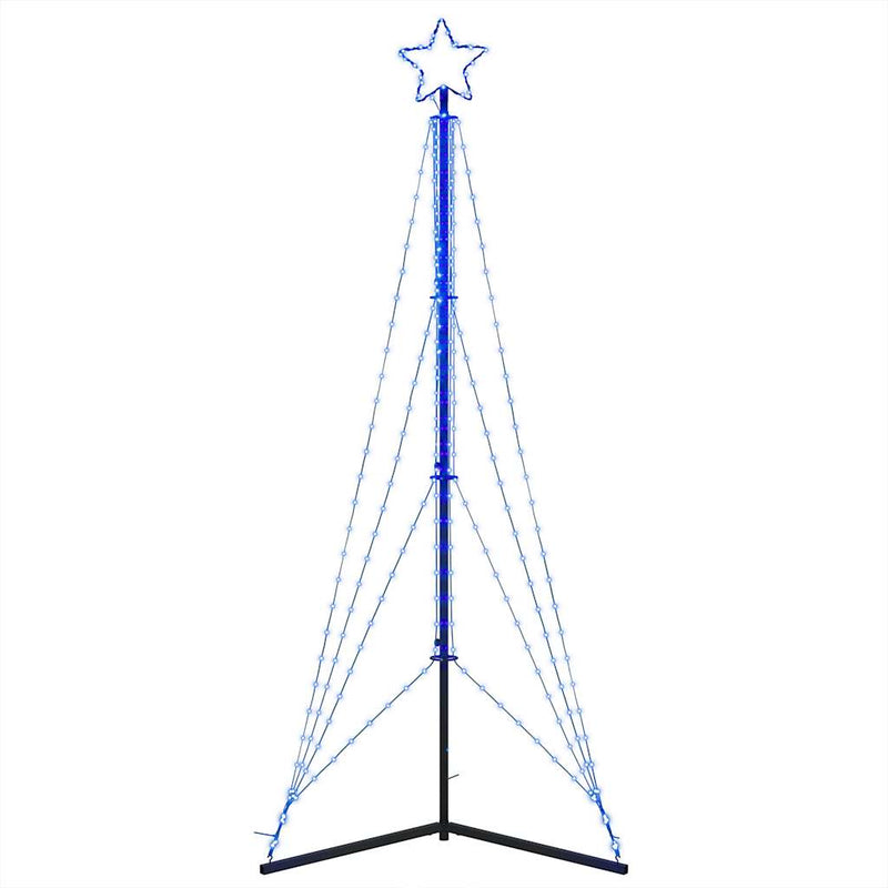 vidaXL kék karácsonyfa fénykúp 483 LED-del 240 cm