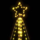 vidaXL meleg fehér karácsonyfa fénykúp 615 LED-del 404,5 cm