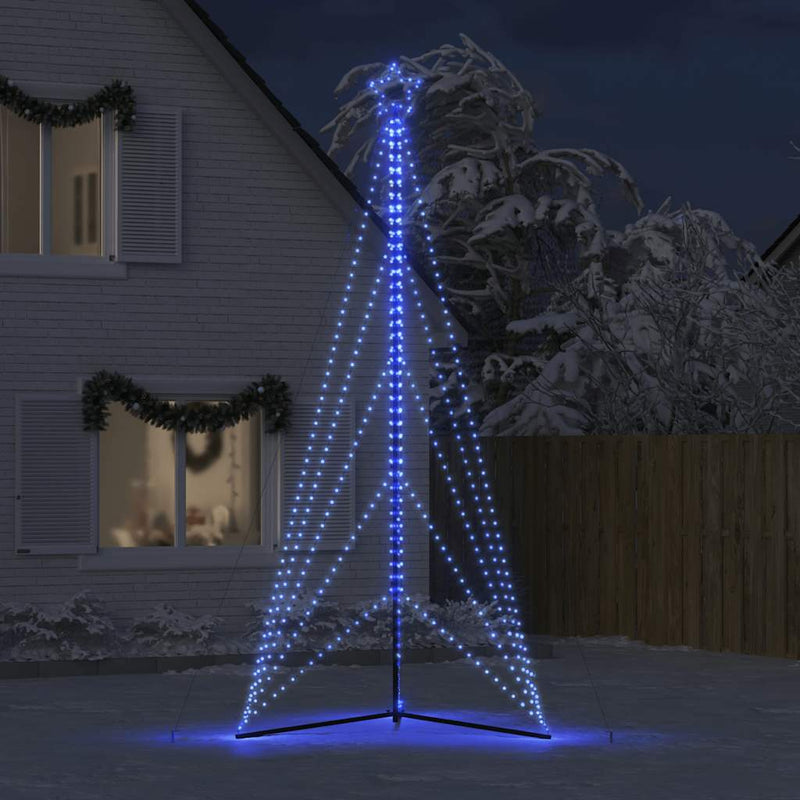 vidaXL kék karácsonyfa fénykúp 615 LED-del 404,5 cm