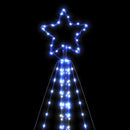 vidaXL kék karácsonyfa fénykúp 615 LED-del 404,5 cm
