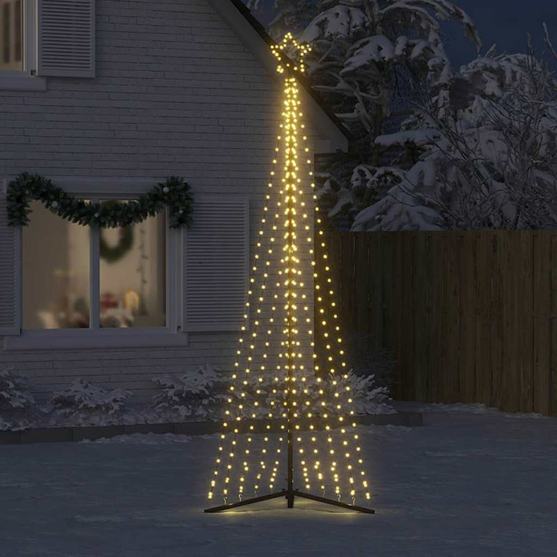 vidaXL meleg fehér LED karácsonyfa 495 LED 300,5 cm