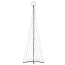 vidaXL színes LED karácsonyfa 447 LED 247 cm