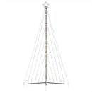 vidaXL színes karácsonyfa fénykúp 570 LED-del 399 cm