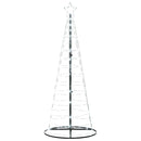 vidaXL hideg fehér LED karácsonyfa 200 LED 182 cm