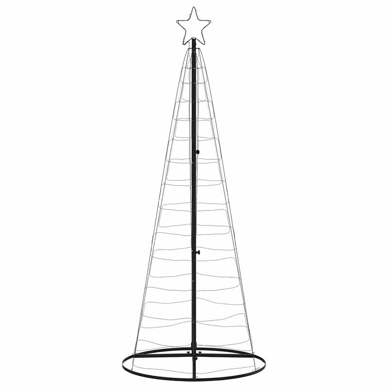 vidaXL kék LED karácsonyfa 200 LED 182 cm