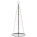 vidaXL színes LED karácsonyfa 200 LED 182 cm