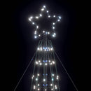 vidaXL hideg fehér LED karácsonyfa 1534 LED 503 cm