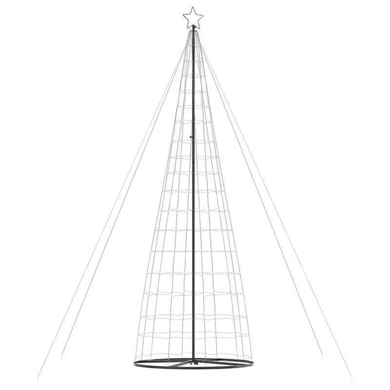 vidaXL kék karácsonyfa fénykúp 1534 LED 503 cm