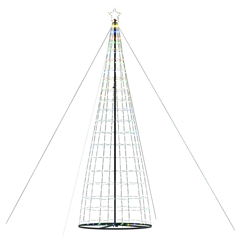 vidaXL színes LED karácsonyfa 1534 LED 503 cm