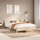 vidaXL tömör fenyőfa ágy matrac nélkül 135 x 190 cm