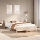 vidaXL tömör fenyőfa ágy matrac nélkül 120 x 190 cm
