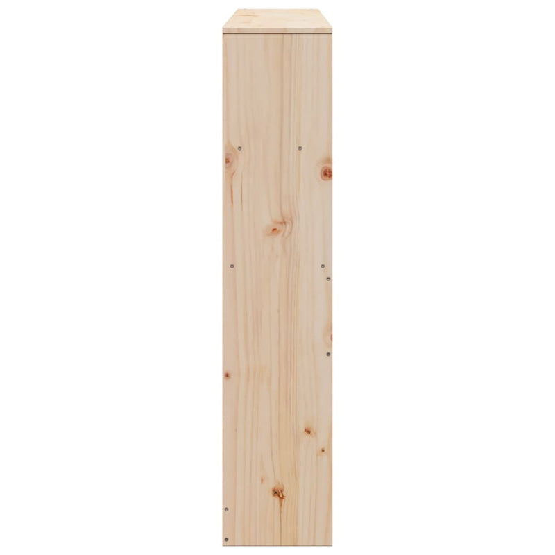 vidaXL tömör fenyőfa fejtámla tárolóval 140 cm