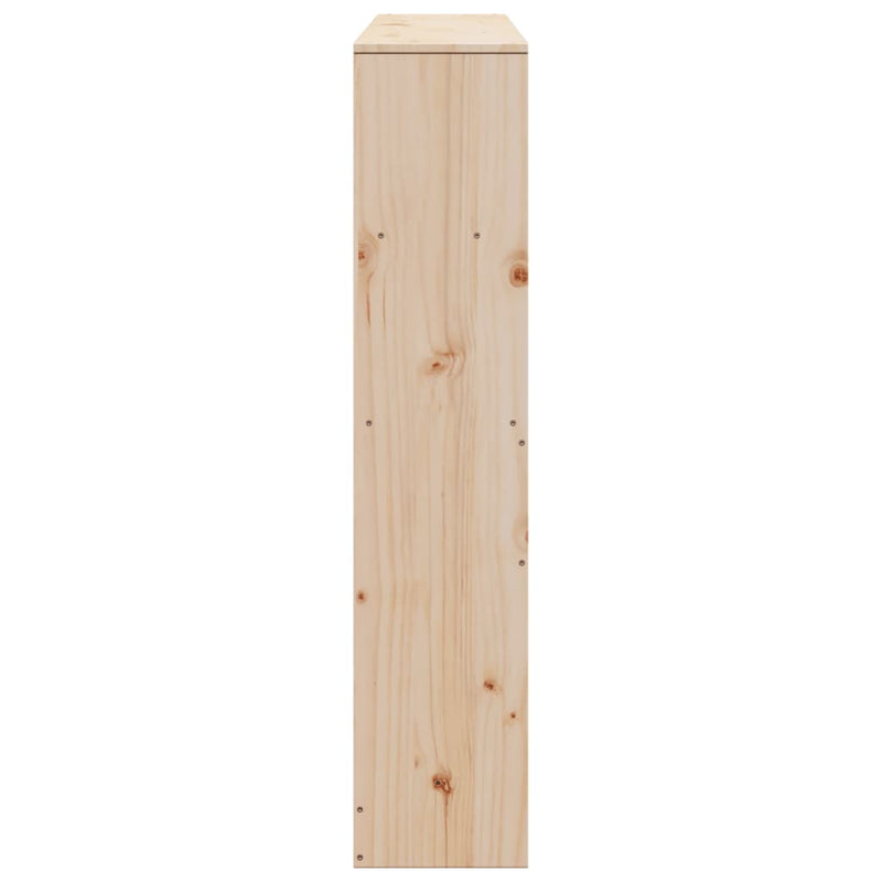 vidaXL tömör fenyőfa fejtámla tárolóval 120 cm