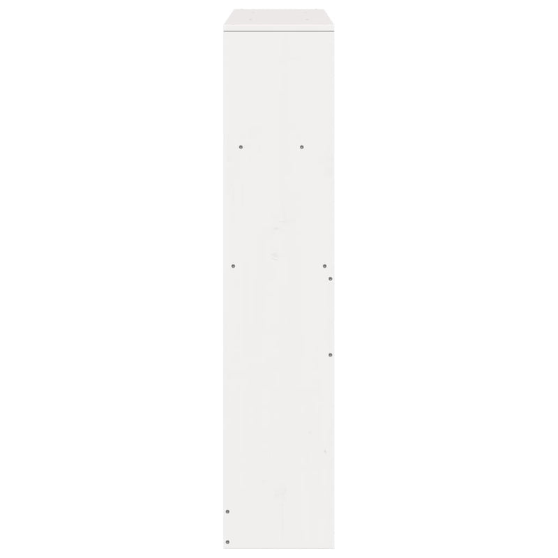 vidaXL fehér tömör fenyőfa fejtámla tárolóval 90 cm