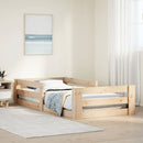 vidaXL tömör fenyő ágykeret matrac nélkül 80 x 200 cm