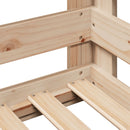 vidaXL tömör fenyőfa ágykeret matrac nélkül 90 x 190 cm