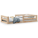 vidaXL tömör fenyőfa ágy matrac nélkül 75 x 190 cm