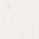 vidaXL fehér tömör fenyőfa éjjeliszekrény íróasztallal 222x107x75 cm