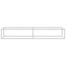 vidaXL ágykeret matrac nélkül Fehér 100x200 cm fém ágykeret