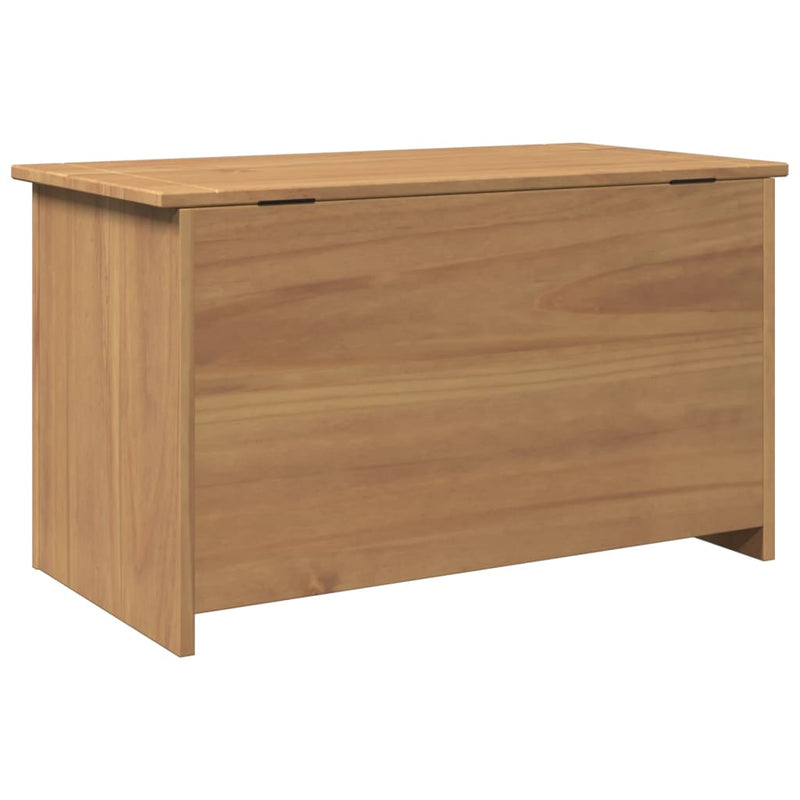 vidaXL Panama tömör fenyőfa tárolóláda fedéllel 79 x 42 x 46 cm