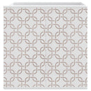 vidaXL 4 db krém nem szőtt szövet összecsukható tárolódoboz 32x32x32cm