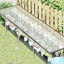 vidaXL növénytakaró fülekkel 1x4 m polietilén