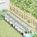 vidaXL Növénytakaró fülekkel 1x5 m PVC