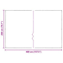 vidaXL Növénytakaró fülekkel 2x4 m PVC