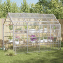 vidaXL Növénytakaró fülekkel 3x5 m PVC