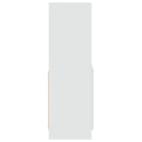 vidaXL fehér szerelt fa magasszekrény 63 x 33 x 100 cm