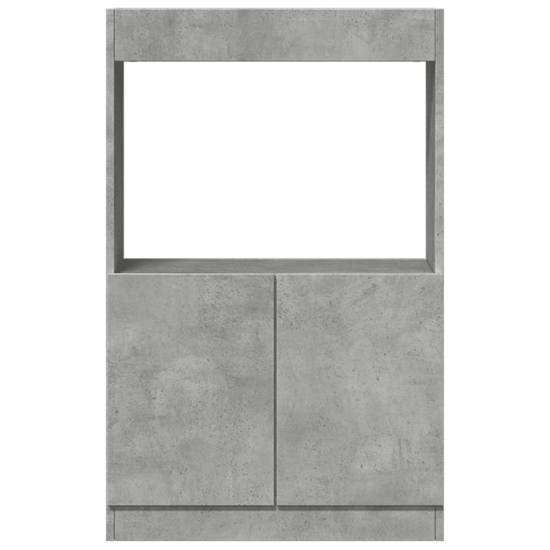 vidaXL betonszürke szerelt fa magasszekrény 63 x 33 x 100 cm