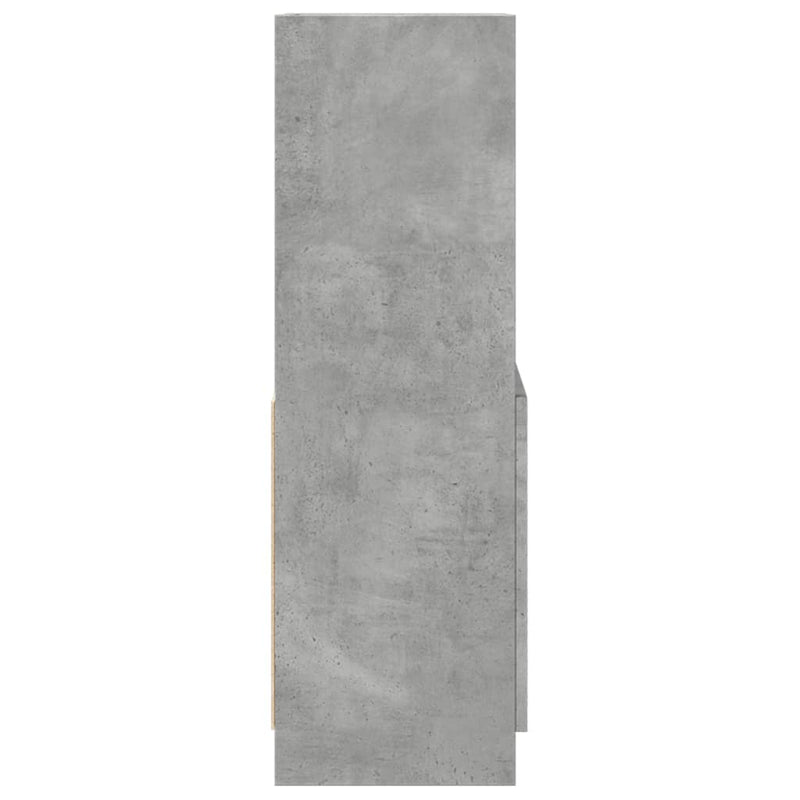 vidaXL betonszürke szerelt fa magasszekrény 63 x 33 x 100 cm