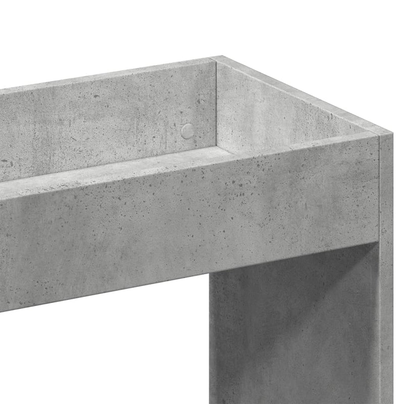vidaXL betonszürke szerelt fa magasszekrény 63 x 33 x 100 cm