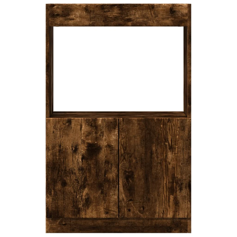 vidaXL füstös tölgy színű szerelt fa magasszekrény 63 x 33 x 100 cm