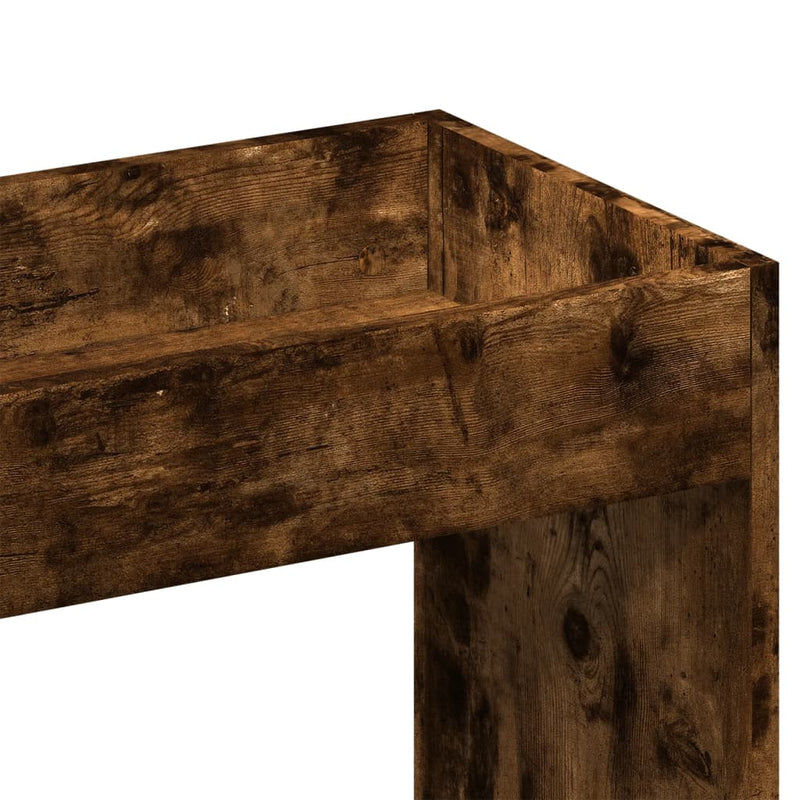 vidaXL füstös tölgy színű szerelt fa magasszekrény 63 x 33 x 100 cm