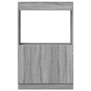 vidaXL szürke sonoma színű szerelt fa magasszekrény 63 x 33 x 100 cm