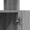 vidaXL szürke sonoma színű szerelt fa magasszekrény 63 x 33 x 100 cm