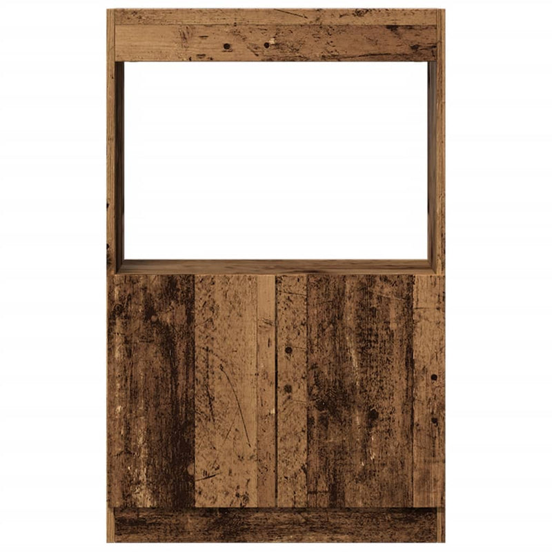 vidaXL antik fa színű szerelt fa magasszekrény 63 x 33 x 100 cm